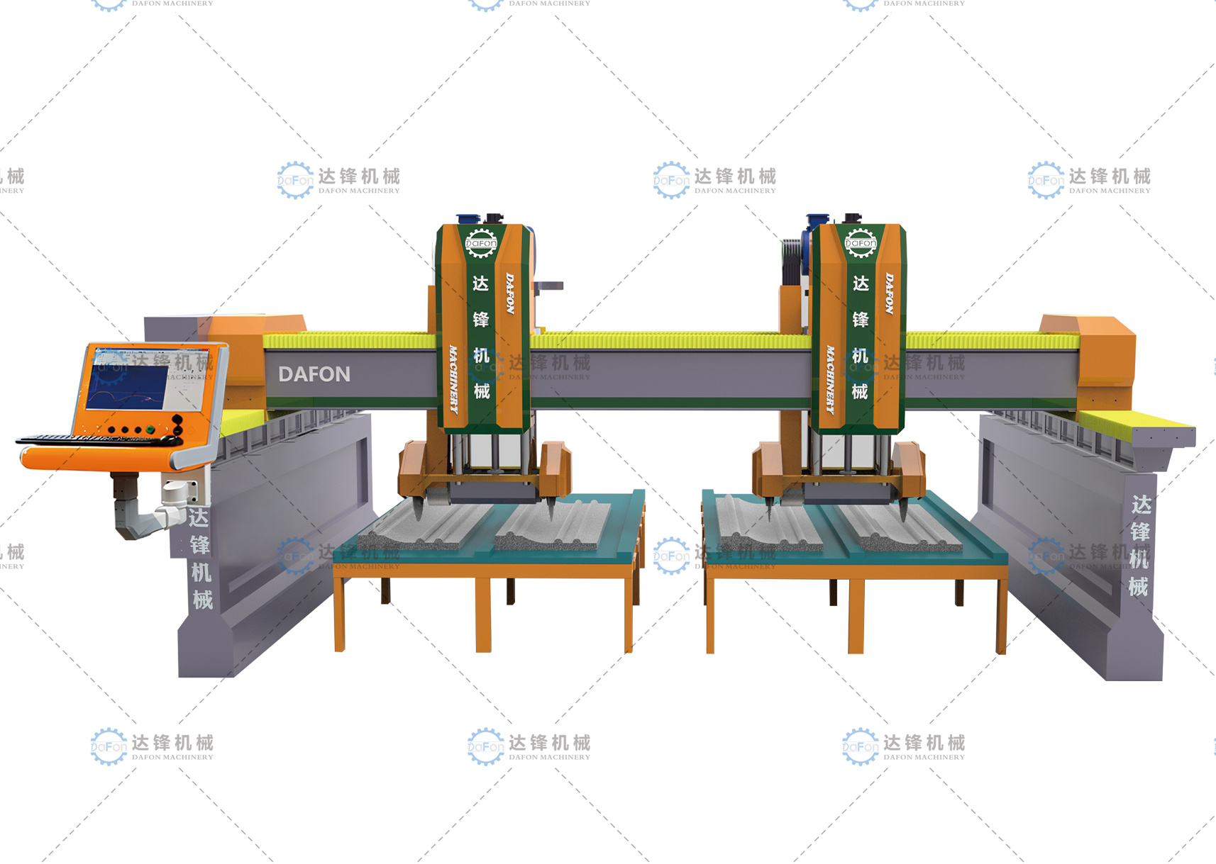 雙頭數控仿型機